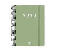 Finocam Recharge annuelle Open 2026 1 jour par page janvier 2026 à décembre 2026 (12 mois) espagnol