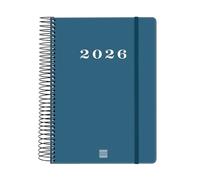 Finocam Recharge annuelle Open 2026 1 jour par page janvier 2026 à décembre 2026 (12 mois) espagnol