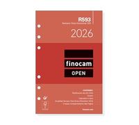 Finocam Recharge annuelle Open 2026 Vue verticale hebdomadaire janvier 2026 à décembre 2026 (12 mois) espagnol