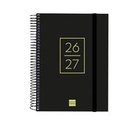 Finocam Secondaire Agenda scolaire 2026/2027 journalier Noir