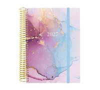 Finocam Spirale Agenda Journalier 2027| Goldy · Langue: Français | 1 Jour Par Page. Vue quotidien. Planning et Planification, organisation personnelle et productivité