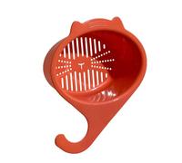 Finoio pour pour - panier de 25 cm, design en forme de chat spatial, outil de vidange durable, récipient de lavage polyvalent | Entretoise domestique manuelle pe