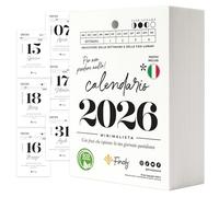 Finoly Calendrier Génial 2026 Janvier 2026 Décembre 2026 (12 Mois) Calendrier Philosophique 2026 | calendrier 2026 365 Jours d’Inspiration, d’Exercices et de Citations 13,5 x 9,5 cm