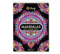Finoly Mandalas a Colorier Adulte 30 Illustrations | Coloriage Mandala Adulte Anti Stress A4 | Cahier de Coloriage Mandala Papier Premium | Livre Coloriage Adulte Mandala Reliure Spirale (Nuit) VOL I