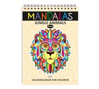 Finoly Mandalas à Colorier pour Enfants | Mandalas Animaux Marins à Colorier | Livres de Mandalas à Colorier en A4 | Livres de Mandalas pour Enfants avec Papier Premium