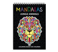 Finoly Mandalas à Colorier pour Enfants | Mandalas Animaux Marins à Colorier | Livres de Mandalas à Colorier en A4 | Livres de Mandalas pour Enfants avec Papier Premium