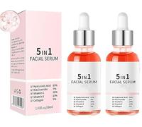 Finones Skin Vitamin Serum, 5 in 1 Anti Wrinkle Firming Serum, Full Face and Body Serums,Nourishing and Hydrating, Lifting and Firming Essence, Reduce Fine Lines (2 pcs)