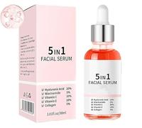 Finones Skin Vitamin Serum, 5 in 1 Anti Wrinkle Firming Serum, Full Face and Body Serums,Nourishing and Hydrating, Lifting and Firming Essence, Reduce Fine Lines (1 pcs)