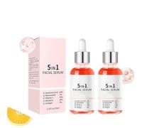 Finones Skin Vitamin Serum,Face and Body Serum,5 In 1 Anti Wrinkle Firming Serums,Wrinkle Lifting and Firming Essence for All Skin Types,Reduce Fine Lines (30ml, 2 Pcs)