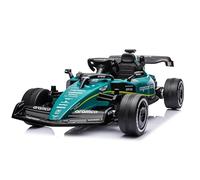 FINOOS Voiture électrique Enfant Aston. Martin 24V Formula-1 avec pneus en Caoutchouc, siège en Cuir et 4x4