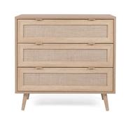 Finori Commode Bali 03A Chêne sonoma et impression de canne 441174