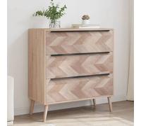 Finori Commode Lusk 03a Chêne Sonoma 80x38,5x87 Cm Multicolore