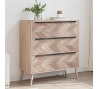 Finori Commode Lusk 03a Chêne Sonoma 80x38,5x87 Cm Multicolore