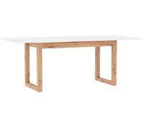 Finori Denver 50 Table de salle à manger Blanc/décor chêne artisanal 75 x 160 x 90 cm