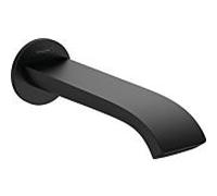hansgrohe bec de baignoire 75410670 montage mural, saillie 202 mm, noir mat