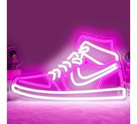 FINOTI enseigne néon LED Chaussures de Piste Chaussures Sport néons veilleuse Murale Boutique Baskets, Salle Jeux, décoration Salle Sport Cadeau Unique Chambre Bar Chambre Art,E
