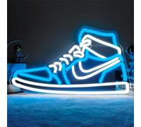 FINOTI enseigne néon LED Chaussures de Piste Chaussures Sport néons veilleuse Murale Boutique Baskets, Salle Jeux, décoration Salle Sport Cadeau Unique Chambre Bar Chambre Art,D