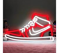 FINOTI enseigne néon LED Chaussures de Piste Chaussures Sport néons veilleuse Murale Boutique Baskets, Salle Jeux, décoration Salle Sport Cadeau Unique Chambre Bar Chambre Art,F