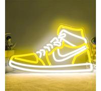 FINOTI enseigne néon LED Chaussures de Piste Chaussures Sport néons veilleuse Murale Boutique Baskets, Salle Jeux, décoration Salle Sport Cadeau Unique Chambre Bar Chambre Art,G