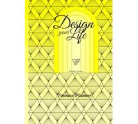 Finouss Planner - NON DATé - A4 - 12 mois - semainier vertical - 24h - motif delta jaune: Design Your Life
