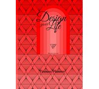 Finouss Planner - NON DATé - A4 - semainier vertical - 24h - 12 mois - motif delta rouge: Design Your Life