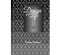 Finouss Planner - NON DATé - semainier vertical - 24h - 12 mois - motif delta Noir: Design Your Life