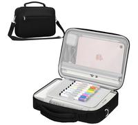 FINPAC Grande Housse pour Bible, Sac de Transport avec Bandoulière pour Livres et Bible, Sac d'église avec Emplacements pour Stylos et Poche Zippée, Sac Bible en Velours côtelé pour Hommes et Femmes