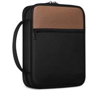FINPAC Housse de Protection pour Bible - avec poignée et Poche zippée pour Homme, Femme, père et Enfant