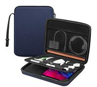 FINPAC Housse pour 11" iPad Air M4 M3 M2 2026-2024, 11" iPad Pro M5 M4, iPad 11 A16, 11" iPad Pro 2022-2018, 10,9" iPad/iPad Air, Sacoche avec Organisateur d'accessoires pour 11" Samsung Tab A11+