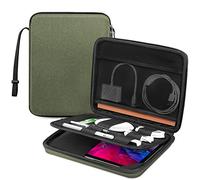 FINPAC Housse pour 11" iPad Air M4 M3 M2 2026-2024, 11" iPad Pro M5 M4, iPad 11 A16, 11" iPad Pro 2022-2018, 10,9" iPad/iPad Air, Sacoche avec Organisateur d'accessoires pour 11" Samsung Tab A11+