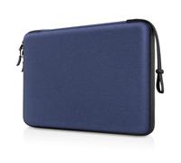 FINPAC Housse Rigide pour Ordinateur Portable MacBook Air M4 M3 M2 2025 2024, MacBook Pro M4/M3/M2/M1 Pro/Max A2991 A2780 A2485 A2141 - Bleu Marine