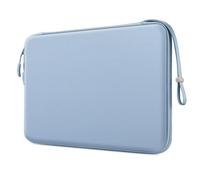 FINPAC Housse Rigide pour Ordinateur Portable MacBook Air M4 M3 M2 2025 2024, MacBook Pro M4/M3/M2/M1 Pro/Max A2991 A2780 A2485 A2141 - Bleu Glacier