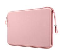 FINPAC Housse rigide pour ordinateur portable MacBook Pro 14" 2023-2021 M2 M1 13", MacBook Air 2022-2018, MacBook Pro 13" 2022-2016, étui étanche pour Dell XPS 13, ordinateur portable, HP, Acer, rose