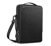 FINPAC Laptop Shoulder Bag for 14-inch MacBook Pro M4/M3/M2/M1 Pro/Max A2779 A2442 2024-2021, 13’’ MacBook Air/Pro, Carrying Case for MacBook Air 15, Surface Laptop, HP, Dell, Acer Chromebook, Black