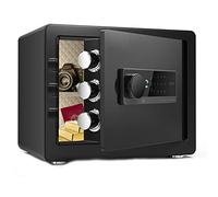 Finrprint Serrure à clavier numérique - Coffre-fort mural sécurisé pour bureau, maison, bijoux et espèces - Entrée sans clé pour cabi et table de chevet