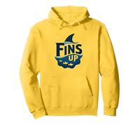 Fins Up: Ocean Adventure pour Les Amateurs de Requins Sweat à Capuche, Unisexe pour Adultes, Citron, XXL