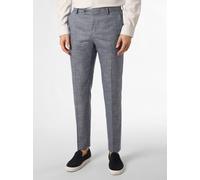 Finshley & Harding Pantalon à plis ' Mitch ' marine / blanc cassé, Taille 102