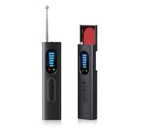 FINSUI Anti-Espion Bug Détecteur, Détecteur Micro Espion Détecteur RF sans Fil pour caméra dissimulée, GSM ÉCoute Device Finder Radar Radio Scanner Signal sans Fil Alarme, Version améliorée