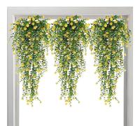 Finte, Artificielles avec des Fleurs Multicolores | Design Esthétique avec De Faux Fleurs pour Intérieur Extérieur Jardin Maison Bureau Terrasse Cuisine Mariage Fêtes