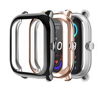 Fintie 3 Pièces Coque Compatible avec Amazfit Bip U Pro/Bip U/GTS 2 Mini, Protection Écran en TPU Souple
