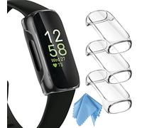 Fintie 3 Pièces Coque Compatible avec Fitbit Inspire 3 / Inspire 2 / Inspire HR, Protection Écran en TPU Souple