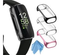 Fintie 3 Pièces Coque Compatible avec Fitbit Inspire 3 / Inspire 2 / Inspire HR, Protection Écran en TPU Souple