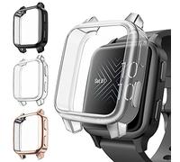 Fintie 3 Pièces Coque Compatible avec Garmin Venu Sq/Sq 2/Sq 2 Music, Protection Écran en TPU Souple