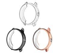 Fintie 3 Pièces Coque Compatible avec Garmin Vivoactive 3, Protection Écran en TPU Souple