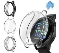 Fintie 3 Pièces Coque Compatible avec Garmin Vivoactive 6, Protection Écran en TPU Souple