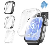 Fintie 3 Pièces Coque Compatible avec Huawei Watch Fit 3, Protection Écran en TPU Souple