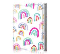 FINTIE Album Photo 10x15cm (4x6 Pouces) - 52 Photos, Mini Album Photo Portefeuille Portable pour Famille, Mariage, Fille/Garçon, Arc-en-ciel de Rêve