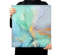 FINTIE Albums Photo 4 x 6 Pouces (10 x 15 cm), 600 Pièces de Photos (60 Pages, 10 Photos par Page), Grande Capacité pour Photos de Vacances/Famille/Mariage/Anniversaire etc, Marbre Émeraude