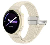 FINTIE Bracelet compatible avec Garmin Vivoactive 6/5/3, Forerunner 165/245/55, Garmin Venu/Venu 2 Plus/Venu Sq/Sq 2 - Bande de Remplacement Ajustable en Nylon Tissé avec Fermeture Magnétique