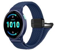 FINTIE Bracelet compatible avec Garmin Vivoactive 6/5/3, Forerunner 165/245/55, Garmin Venu/Venu 2 Plus/Venu Sq/Sq 2 - Bande de Remplacement Ajustable en Nylon Tissé avec Fermeture Magnétique